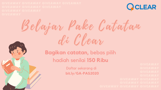 Belajar Pake Catatan di Clear