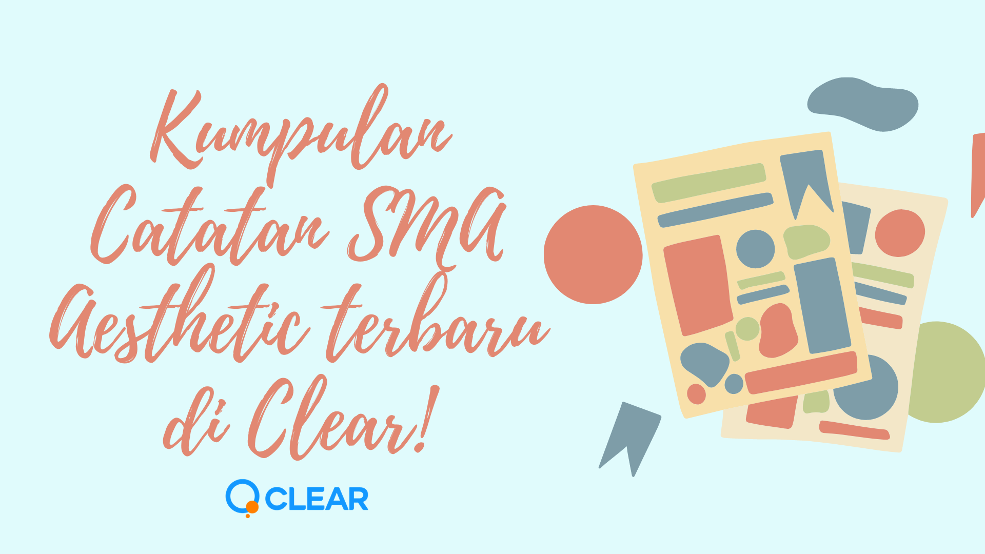 Catatan SMA Aesthetic  Terbaru di Clear Clear Indonesia News