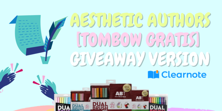 [TOMBOW GRATIS] Giveaway Aesthetic Authors