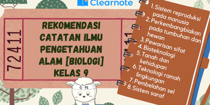 Rekomendasi Catatan Ilmu Pengetahuan Alam [BIOLOGI] Kelas 9
