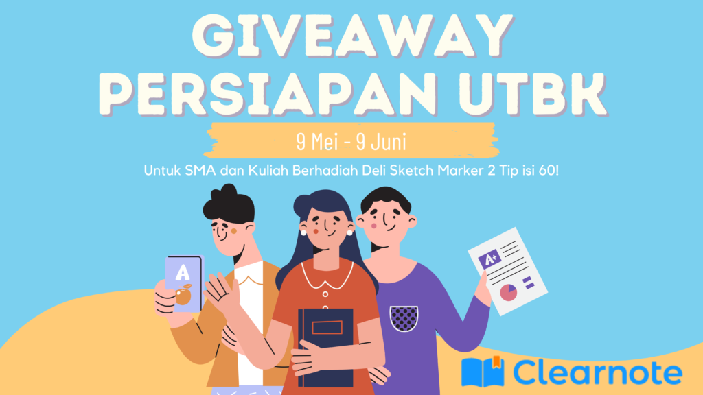 Giveaway Persiapan [UTBK] Clearnote!